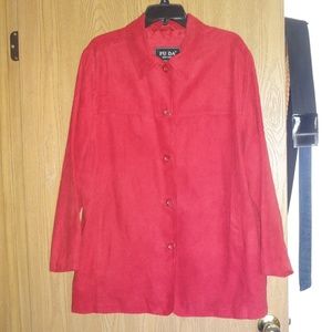 alfred dunner red blazer